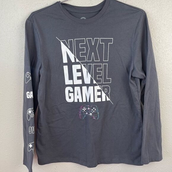 Wonder Nation Next Level Gamer Long Sleeve T-Shirt Size XXL EUC - Picture 1 of 5